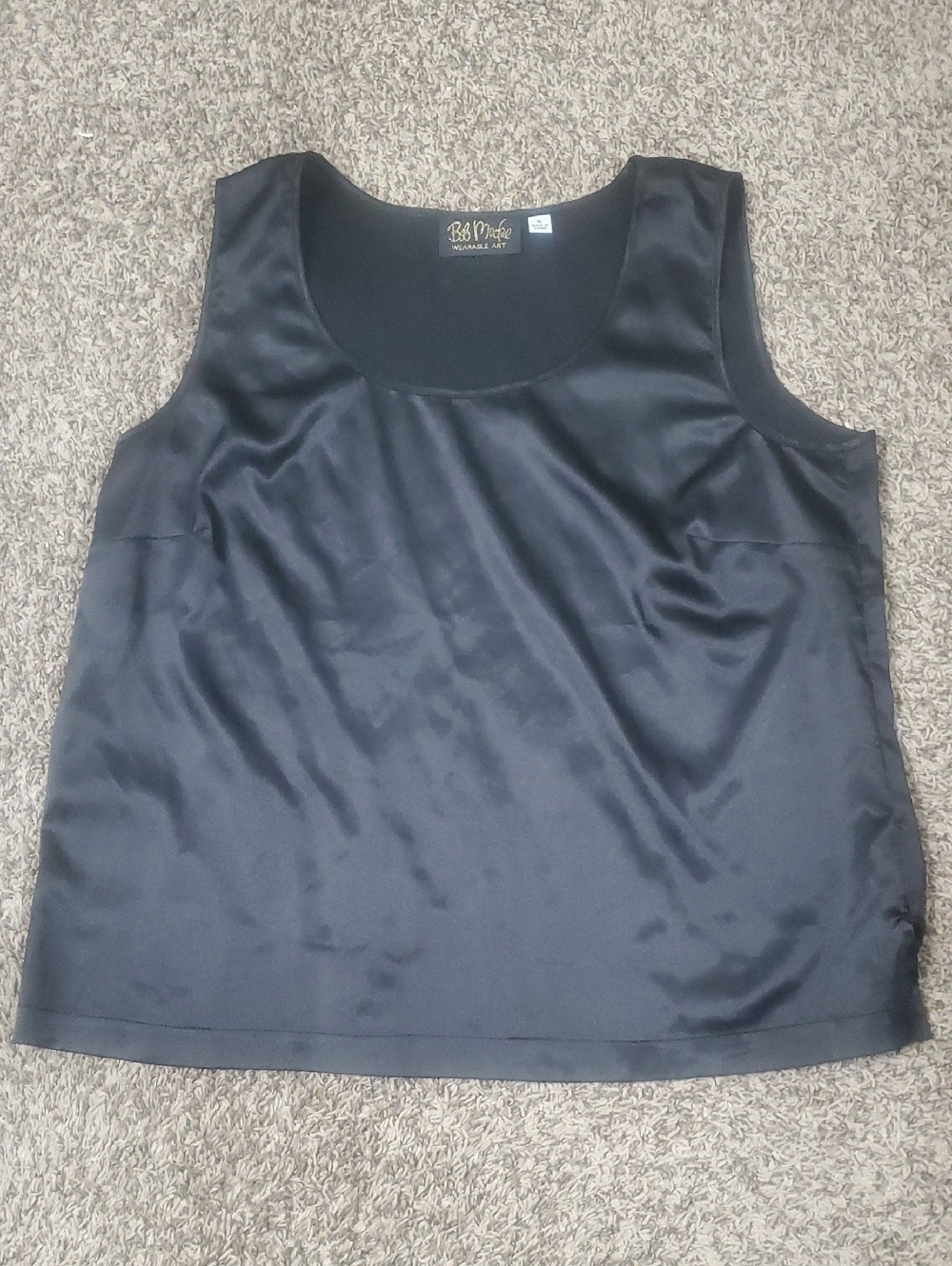 Bob Mackie XL black tank